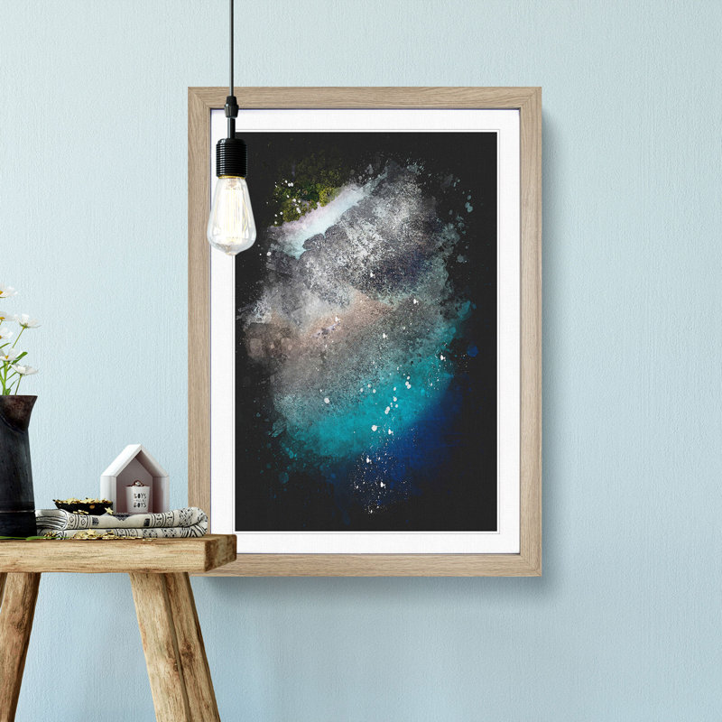 Adugovaa Magu in Kihaadhoo Maldives - Framed Print, 63cm H x 45cm W x 2cm D, Oak Framed
