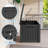 120 Gallon Wood-grain Style Lockable Deck Box, Water Resistant Resin-124921869