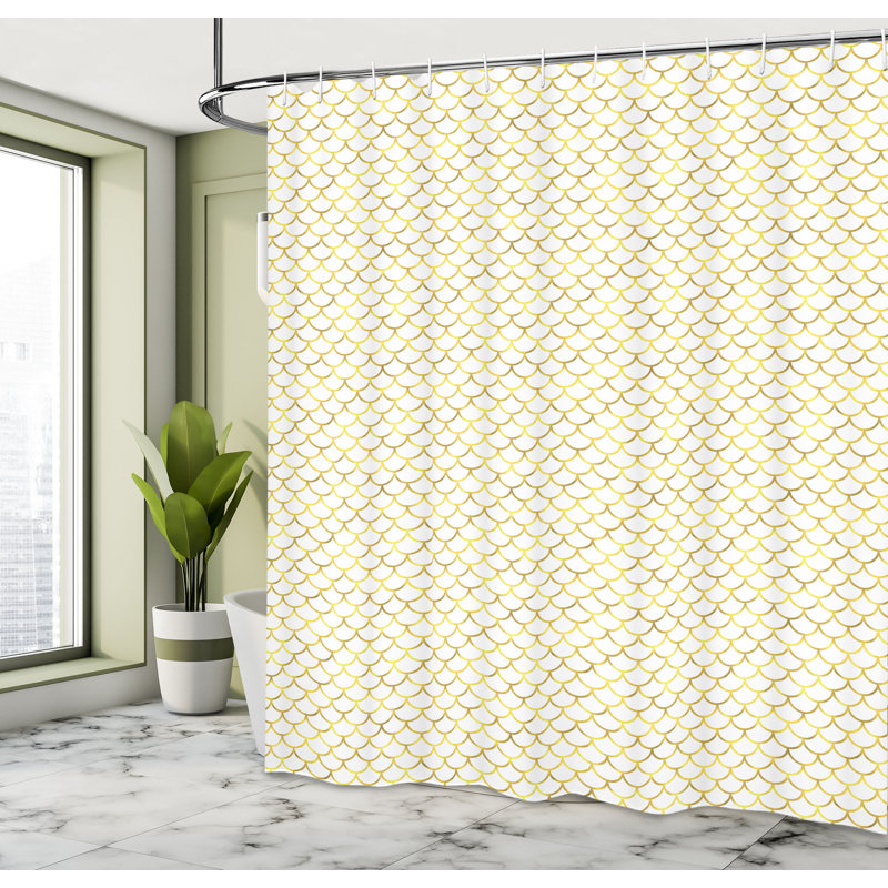 Rideau de douche East Urban Home, H 70 po x l 69 po