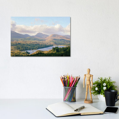 Overlook Of The Loche by Grafitee Studios - Wrapped Canvas Print