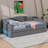 Twin XL Daybed Adorned With LED Lighting And Dual Drawers-2097307586