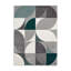Matrix area rug Machine Woven Rectangle Grey-100511858
