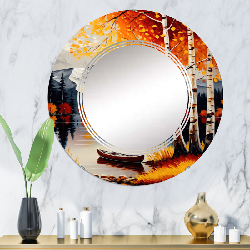 Miroir mural Quron, 32 po x 32 po