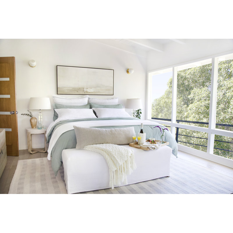 Capistrano Cable Knit Throw Blanket, Winter White