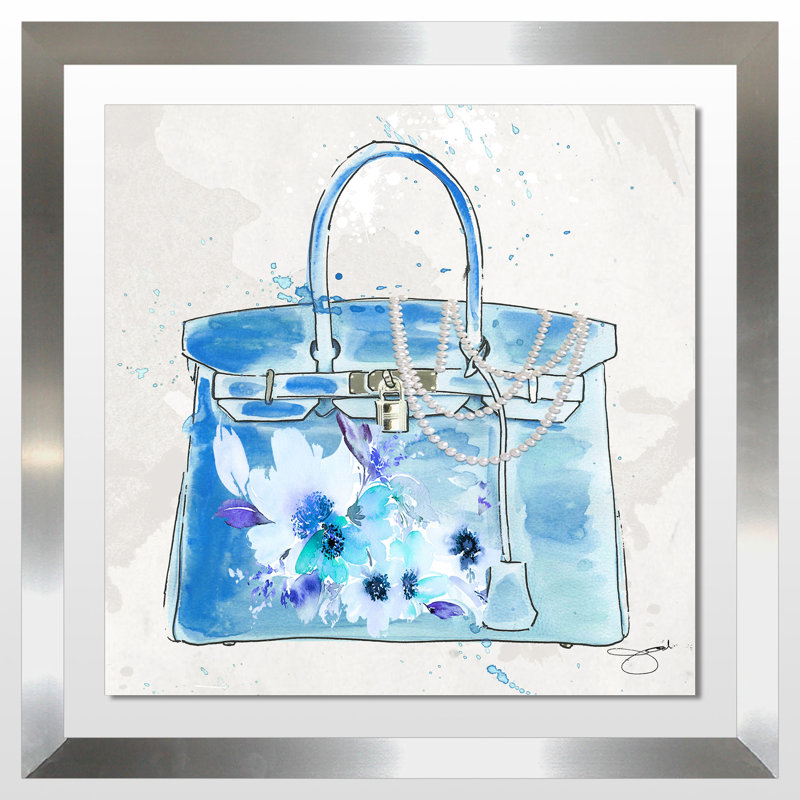 «Feeling Blue», impression, H 24 po x l 24 po x P 1,5 po, Toile tendue