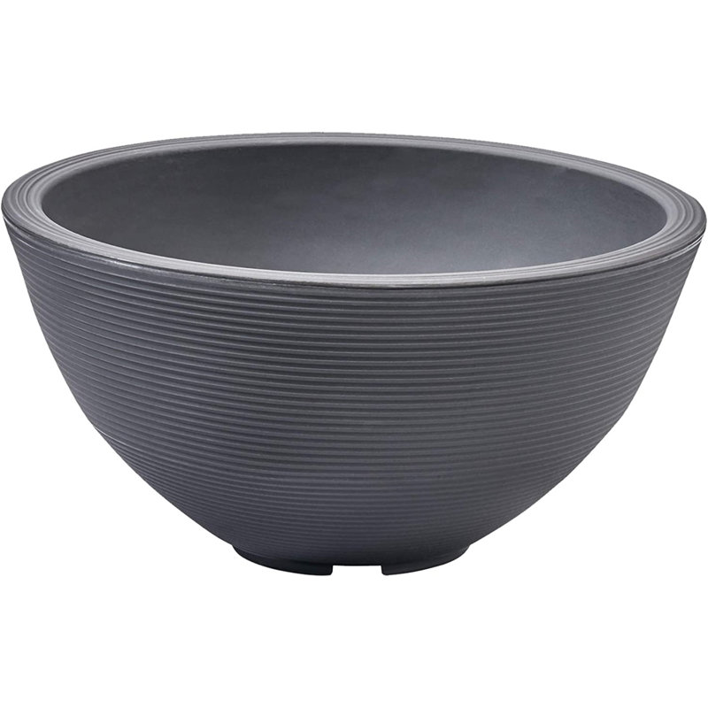 Pot Planter, 13" H x 26" W x 26" D, Slate