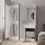 Armoire avec miroir de coiffeuse et rangement