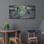  «Neon Leopard» par Rey Klimt, art mural en métal-1264257398