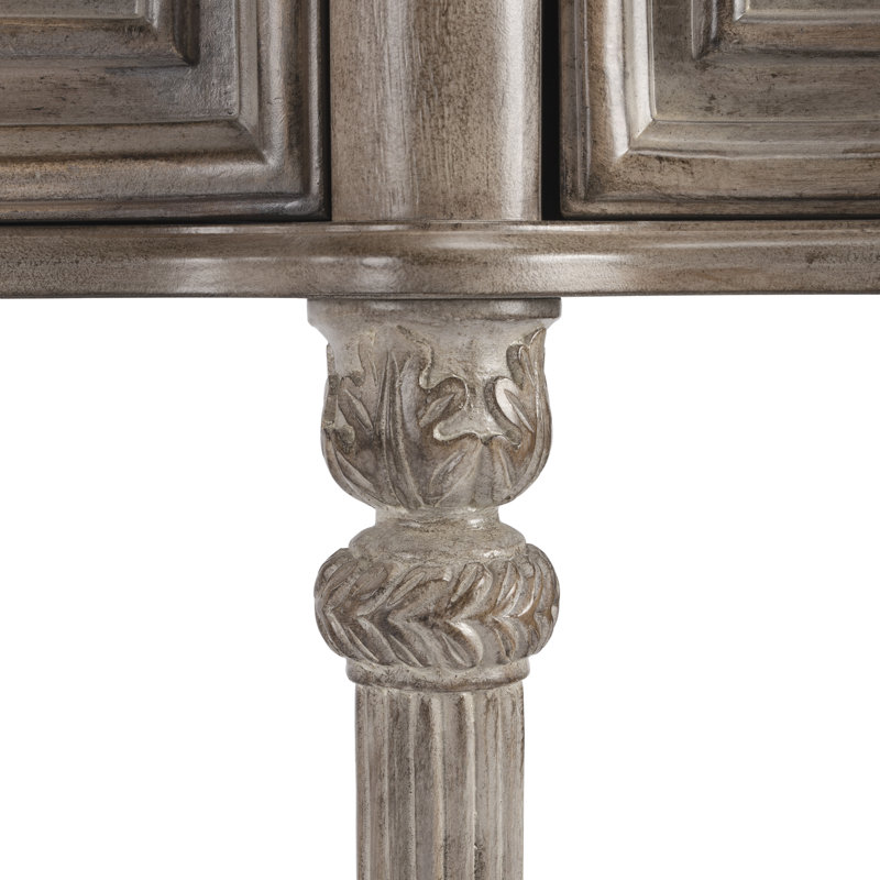 Console traditionnelle à 3 tiroirs en bois flotté Balsam, Driftwood