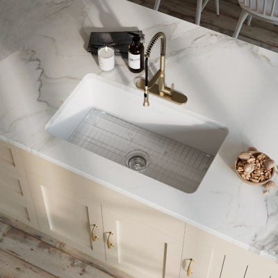 Los Flexi White Undermount Kitchen Sink