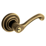 Keyed (Entry) Door Lever with Rosette