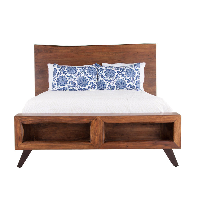London Loft Queen Storage Bed, Brown