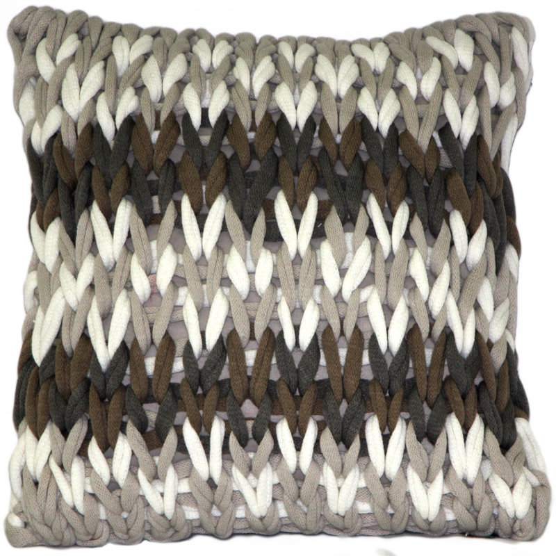 Coussin Hygge Nordic Forest, Brun / Gris