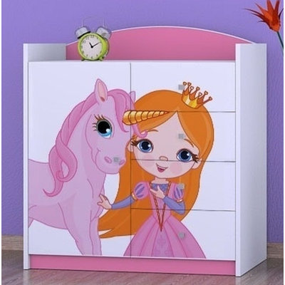 Patchell Kids 4 - Drawer Combo Dresser