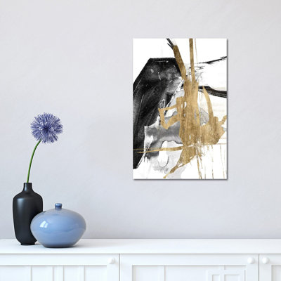 Glam And Black V by Jennifer Goldberger - Wrapped Canvas Gallery-Wrapped Canvas Giclée