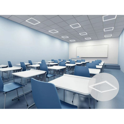 Dimmable Flat Panel Ceiling Light