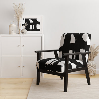 Inbar - Crossing Paths II - Upholstered Modern Accent Arm Chair