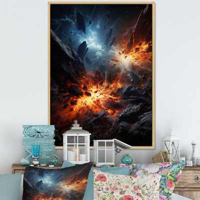 «Météores», reproduction d'art sur toile