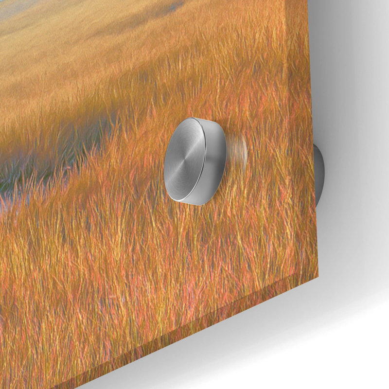 Ensemble de 3 pièces «Early Risers» par Steve Hunziker, art mural en verre acrylique, H 36 po x l 108 po