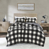 Brooks Sherpa Down Alternative 3 Piece Comforter Set