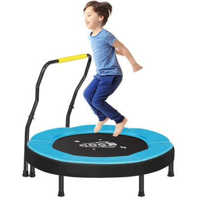 LEDREM 91.5cm Square Fitness Trampoline