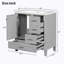 Meuble-lavabo simple 30 po avec plateau Pantilimon-813036444