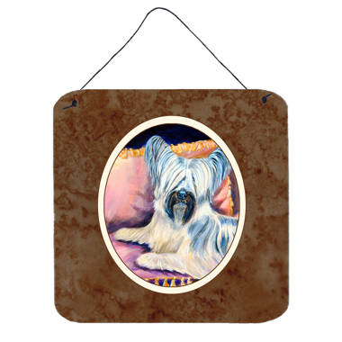Bless international Wirehaired Dachshund I Framed by EdsWatercolours Print
