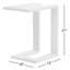 Table d'appoint en aluminium Marselia-241875056