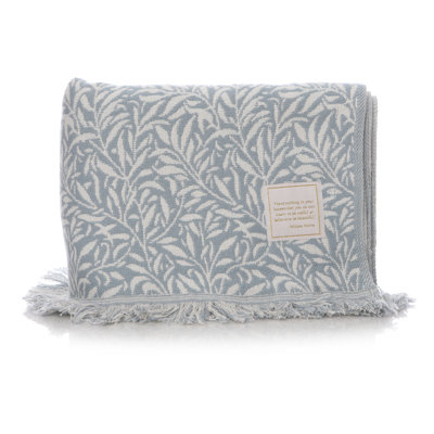 Aadhavan Floral Blanket with Fringe