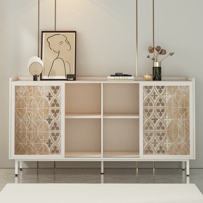 Armoire de rangement rustique de style rétro