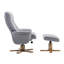 Billings 80cm Wide Swivel Standard Recliner-609382734