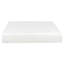 Matelas moelleux en mousse viscoélastique imprégnée de gel dans une boîte avec housse en aloès blanc respirant