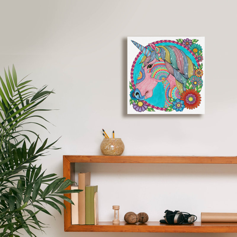«I Believe» par Hello Angel, art mural sur toile 23 po, H 12 po x l 12 po x P 0,75 po