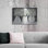  «Plethora of Blooms 2» par Cindy Jacobs, art mural en métal, 36 po x 24 po