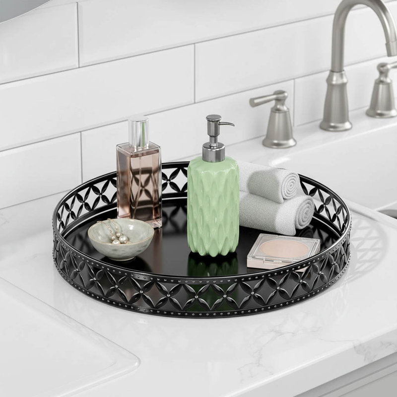 Metal Tray, Black