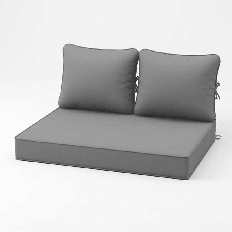 Coussin de siège / de dossier Wynee, Gris clair