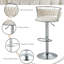 Christal Height Adjustable Swivel Bar Stool-1574298128-1574298133