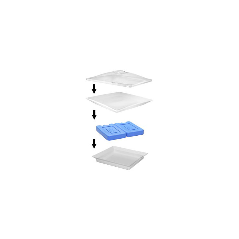 Cold Pack Pan - White +
