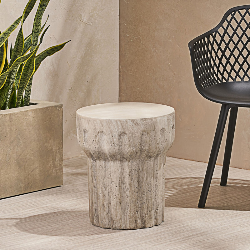 Table d'appoint ronde pour l'extérieur