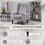 Fauteuil à oreilles capitonné pour le bureau de la chambre à coucher pour salon-1654264403