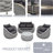 Giany Fully Assembled Altuminum Frame 4 - Person PVC-coated polyester Rope Outdoor Seating Group with Cushions-1707526154-1706253905