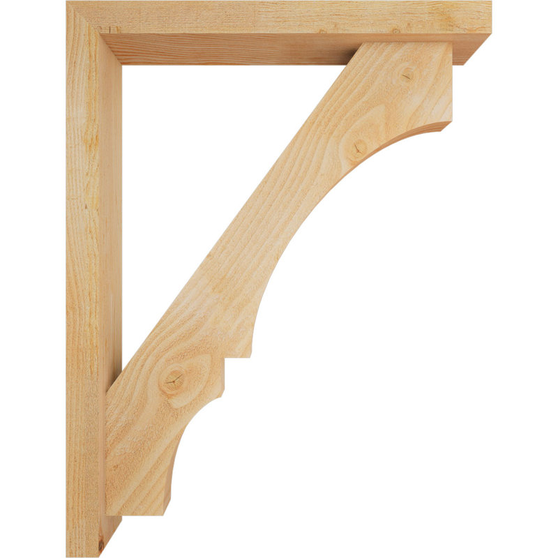 Support de bloc Balboa avec entretoise décalée, 34 x 26, Sapin Douglas de l 4 po (scié brut)