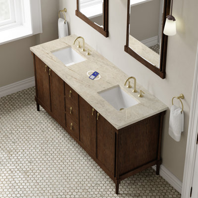 Kinnsden 72" W Double Vanity