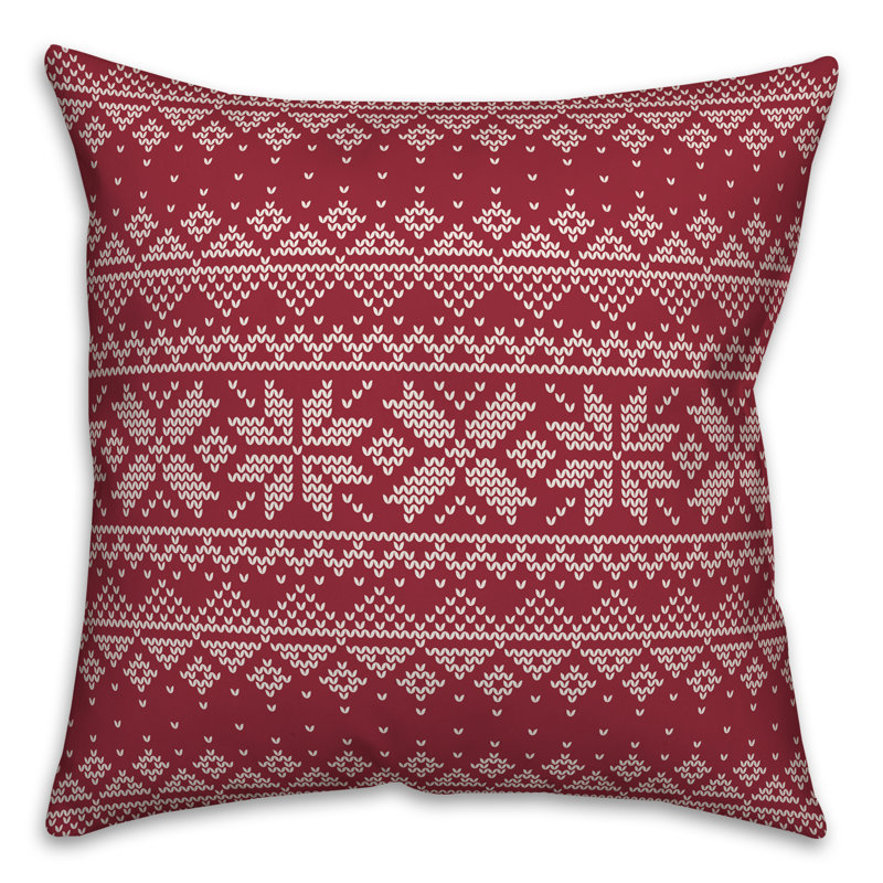 Geometric Reversible Throw Pillow