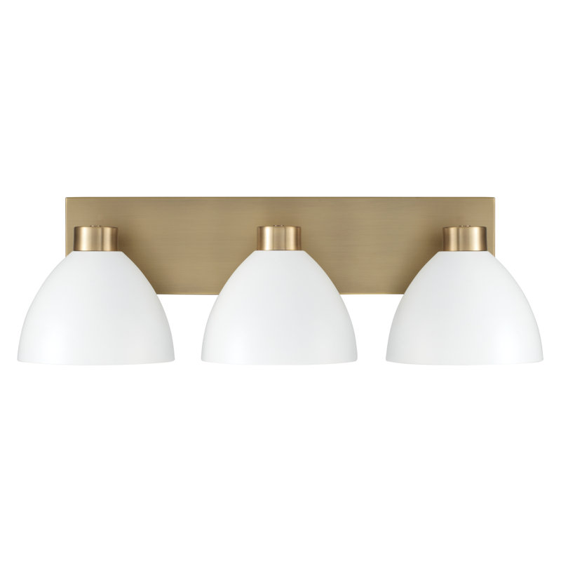 Ross 3 - Light Dimmable Vanity Light, White