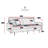 71" Velvet Square Arm Sofa,sofa,couch-858545642