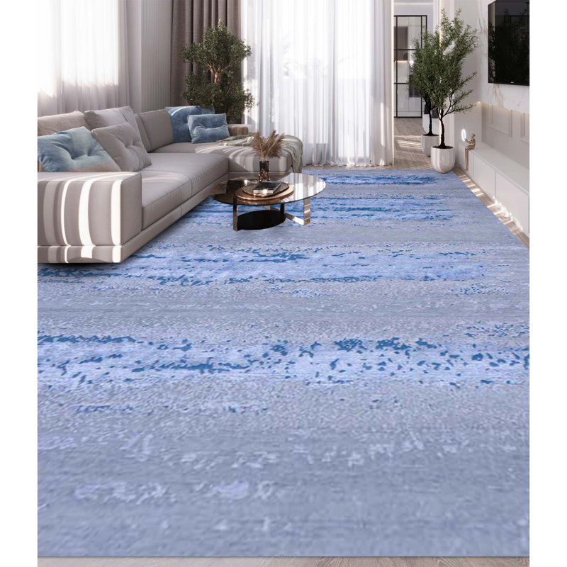 Abstract Area Rug, Rectangle 9'9" x 13'9"