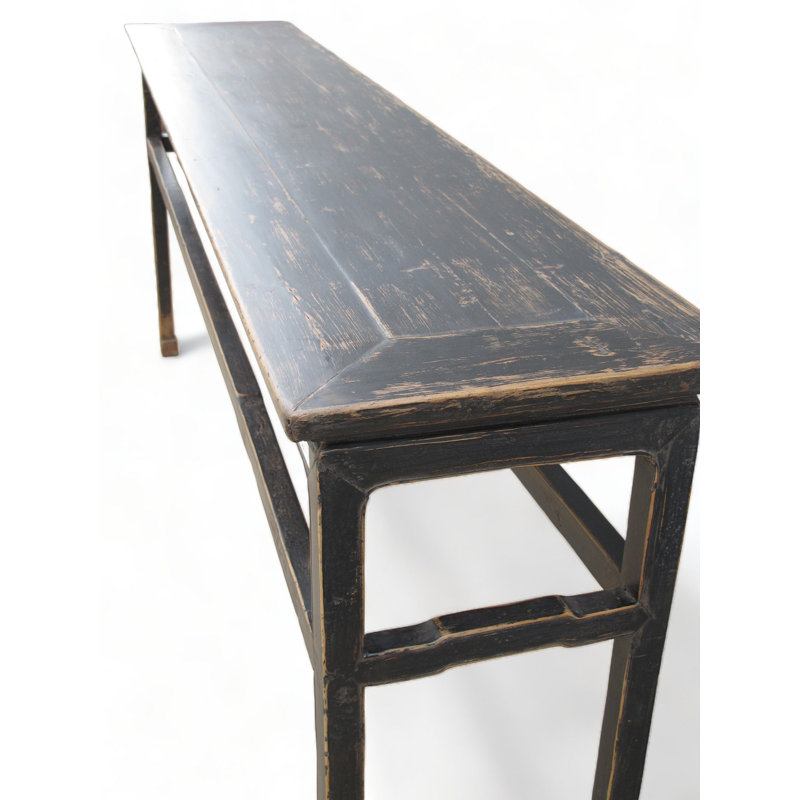 Solid Wood Console Table, 33.9" H x 79.1" W x 15.7" D