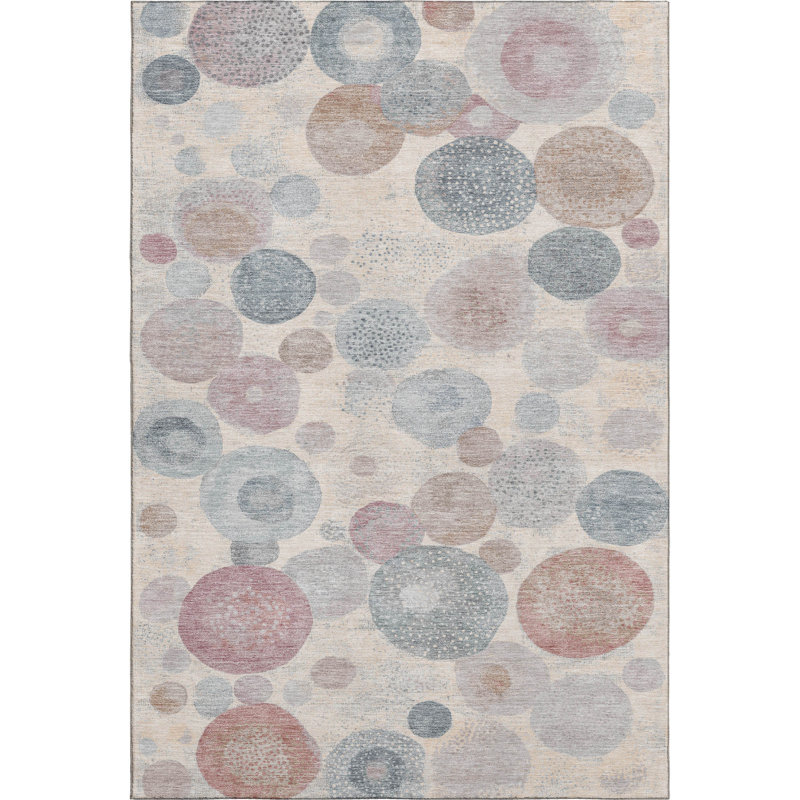 Premium Machine Washable Jakiyra AMF1896 Geometric Rug, Rectangle 8' x 10'