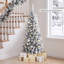 Arbre de Noël enneigé 4,5 pi